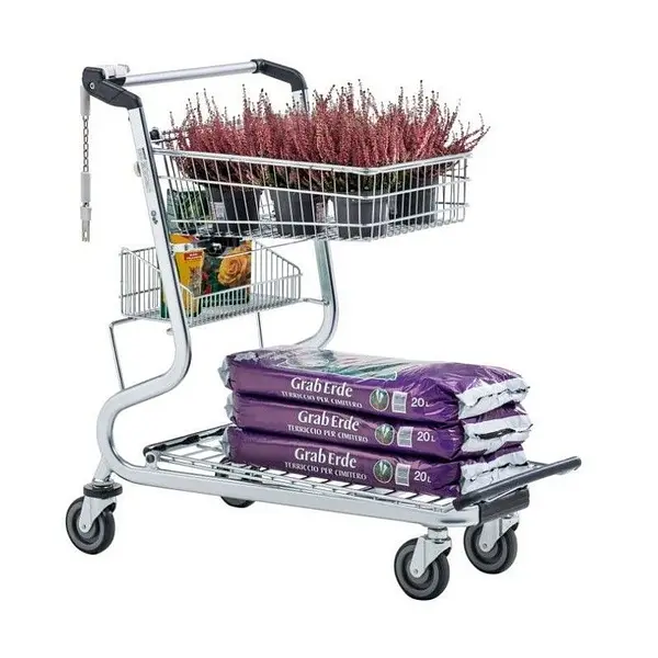 Carro de transporte para establecimientos de jardinería y bricolaje