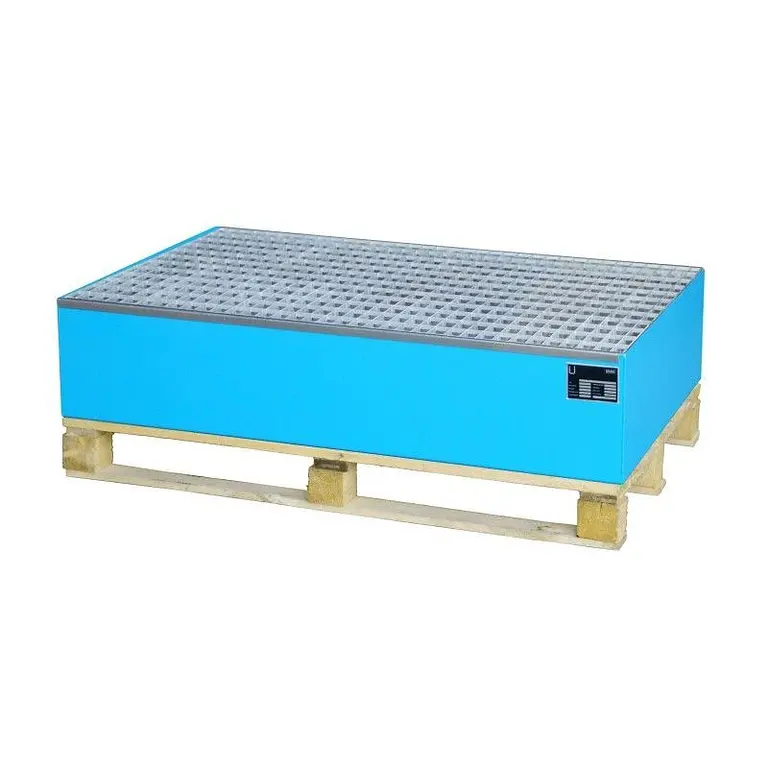 200 liter drum storage painted light blue