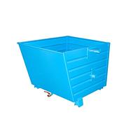 Volquete apilable de virutas, pintado, Azul claro