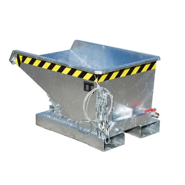 Mini contenedor de virutas, galvanizado en caliente
