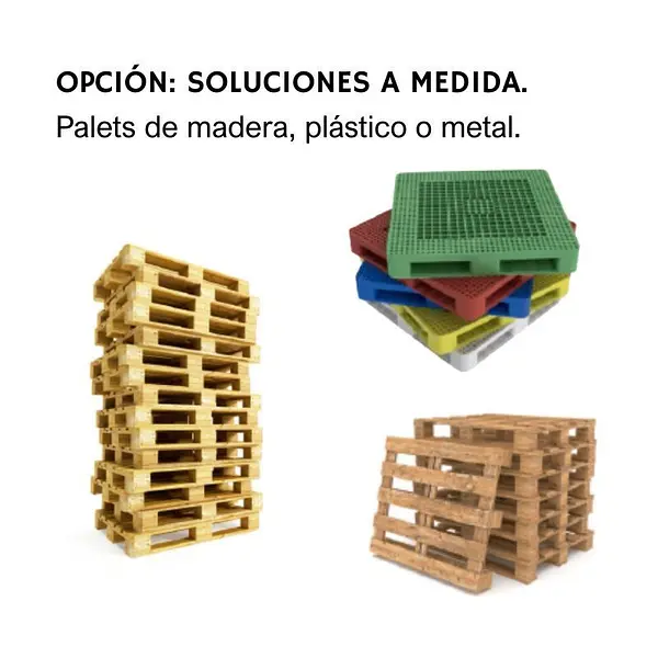 Dispensador de Palets - Capacidad hasta 15 Uds de Palets