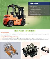 NobleLift FEP-16-20P/30-38P 1600-3800kg P Series Electric Forklift