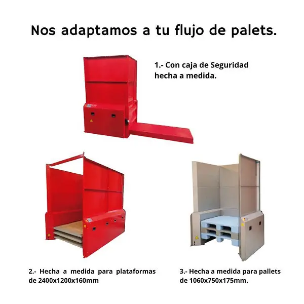 Dispensador de Palets - Capacidad hasta 15 Uds de Palets