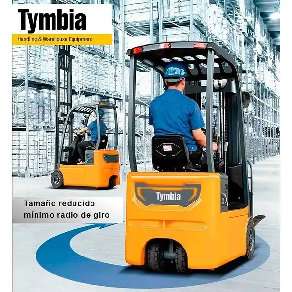 Carretilla elevadora eléctrica CHL serie H4 3 ruedas 800-1200kg