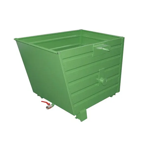 Stackable chips, painted, green silk