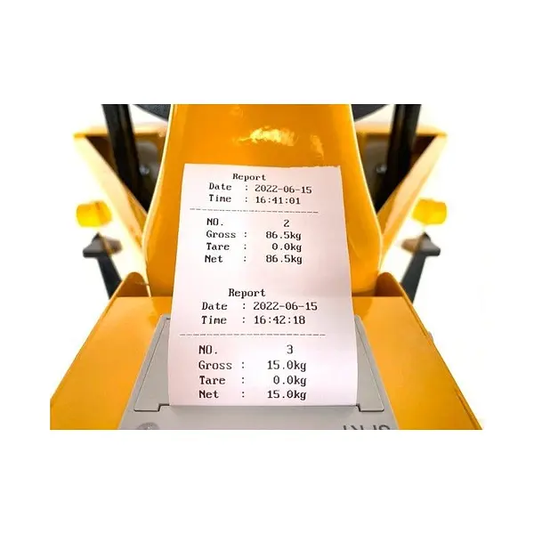 Transpaleta de pesaje 2000kg con impresora