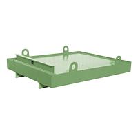 Collective bandage for containers, painted, green