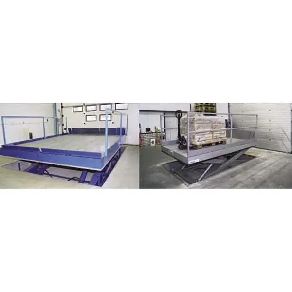 Mesa Elevadora Eléctrica 4000kg (2500x2000mm) + 400mm. Solapa (para muelle de carga)