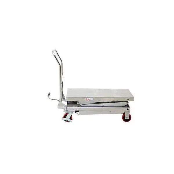 Mesa Elevadora Manual 350kg a 1295mm (INOX)