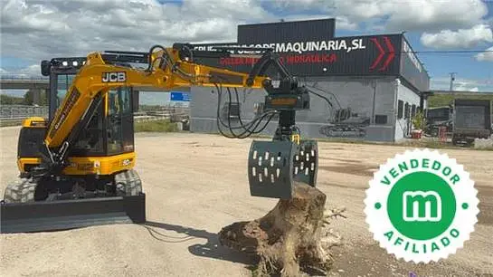 Hydraulic demolition grapples for mini excavators