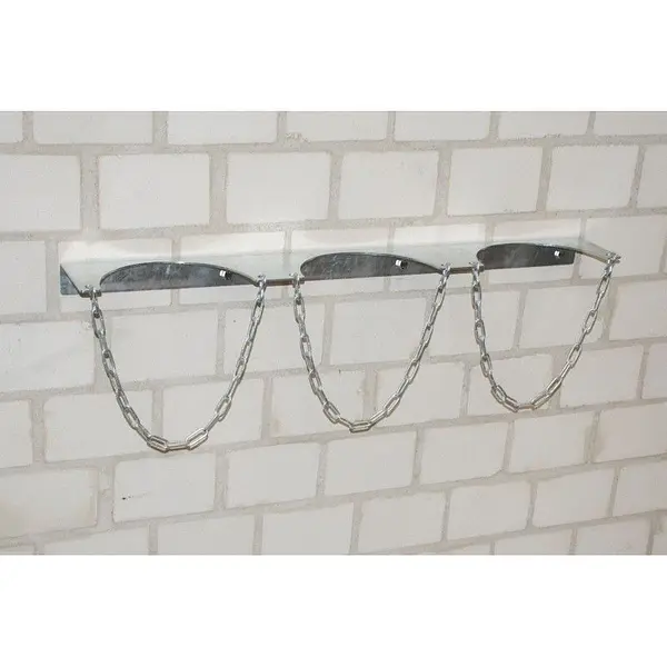 Wall support for gas bottle hot galvanized