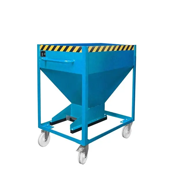 Silo Container, pintado, Azul claro