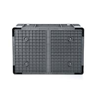 Stackable plastic box 65L