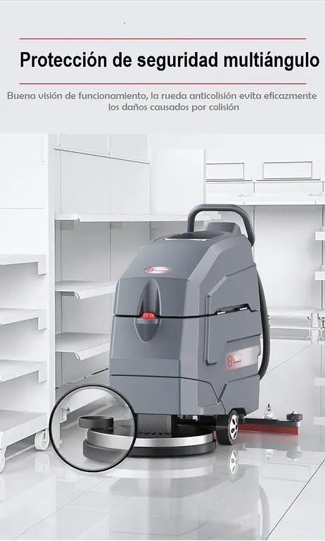 Hu-Lift Electric scrubber drier with manual push option X4