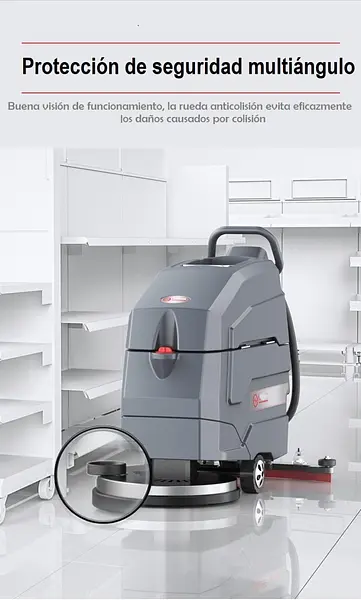 Hu-Lift Electric scrubber drier with manual push option X4