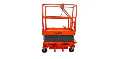 HU-LIFT semi electric scissor lift platform sjy p 165