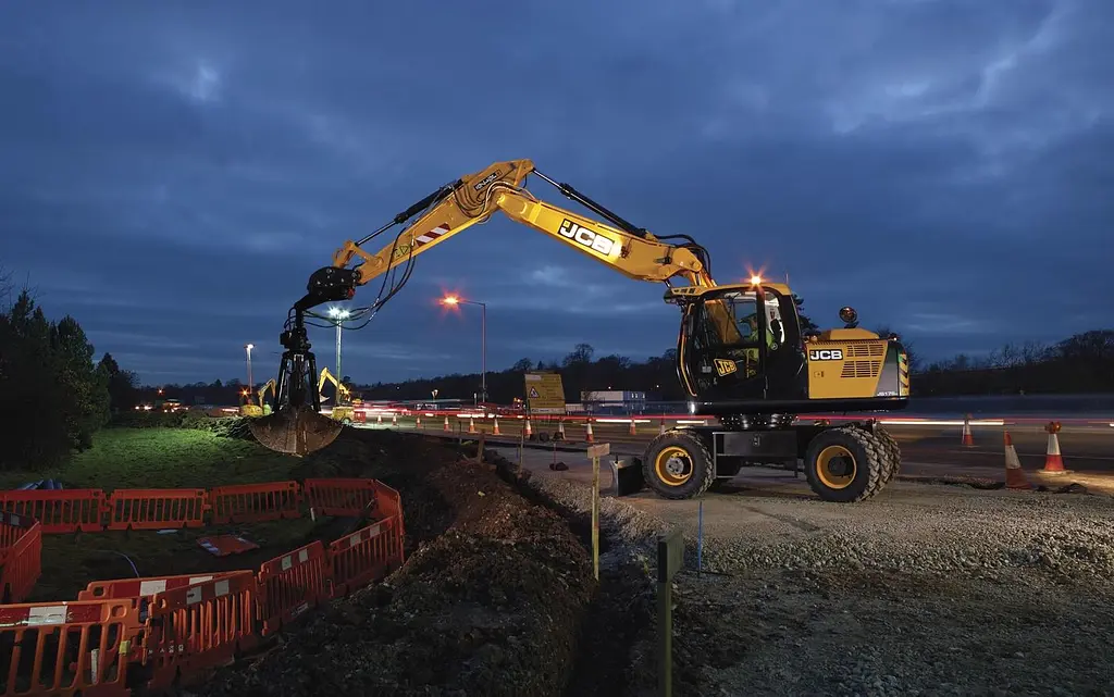 JCB JS175W wheel excavator