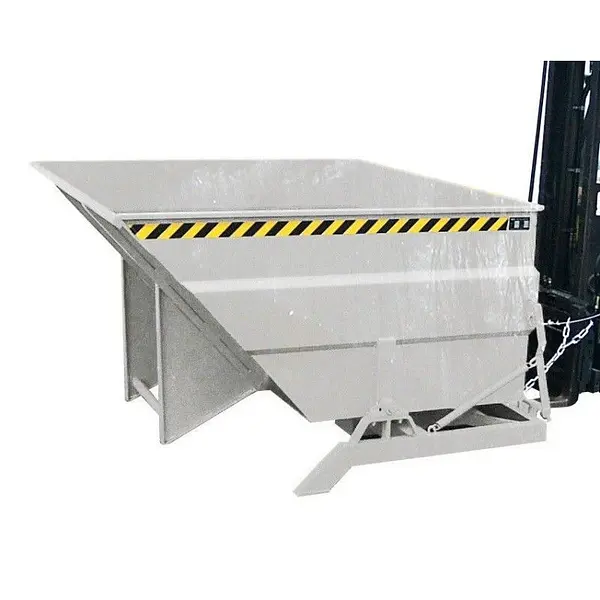 Contenedor basculante, galvanizado en caliente