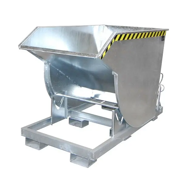 Contenedor basculante, galvanizado en caliente