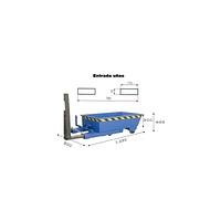 300L container with wheels