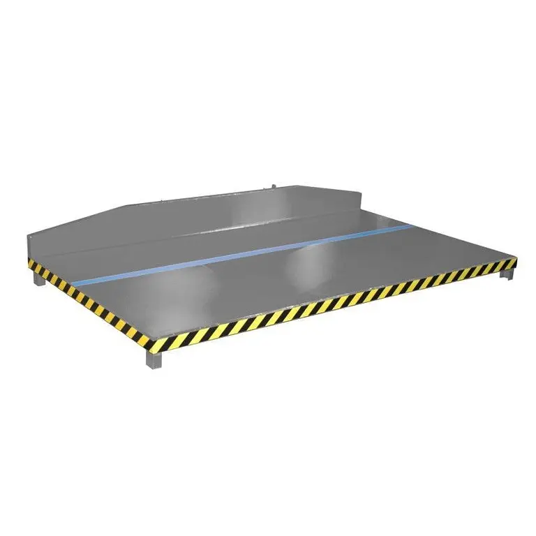 Platform for Recorts, painted, grey Brass