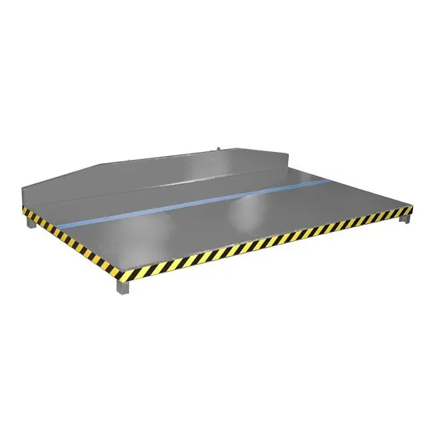 Platform for Recorts, painted, grey Brass