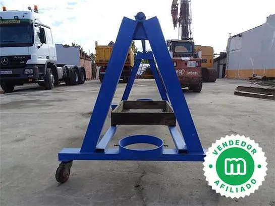 Industrial cable reel holder