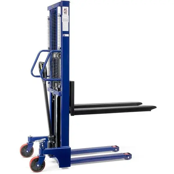 Apilador Manual 1000kg a 2500mm con horquillas regulables