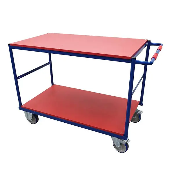 Mesa rodante de 2 baldas