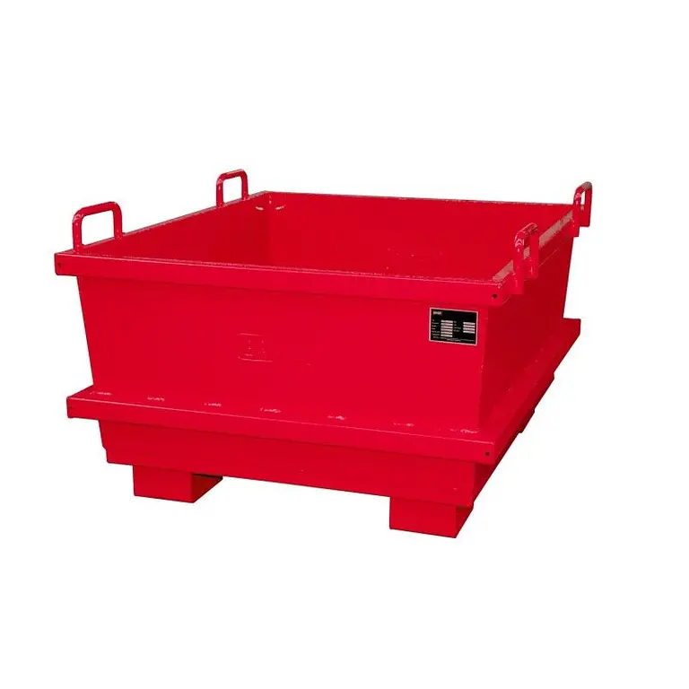 Contenedor universal, pintado, Rojo fuego