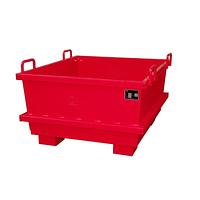 Contenedor universal, pintado, Rojo fuego
