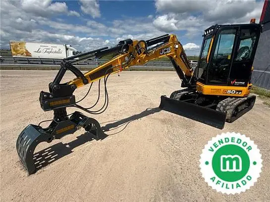 Hydraulic demolition grapples for mini excavators