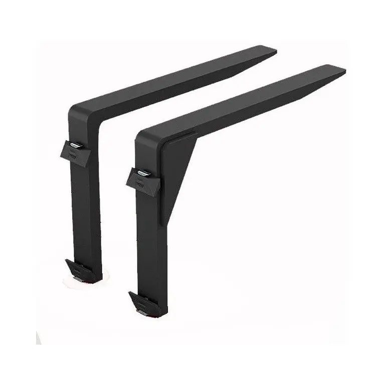 Inverted forks for enhanced lifting height