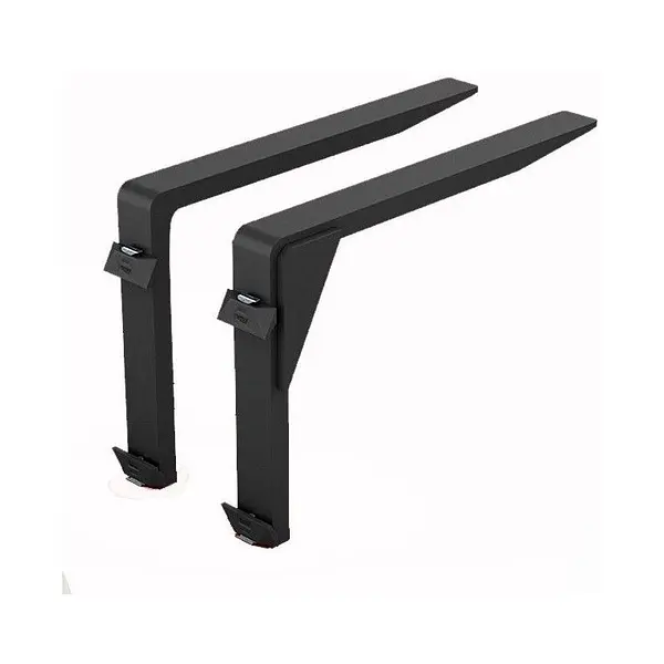 Inverted forks for enhanced lifting height
