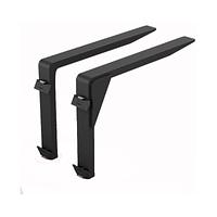 Inverted forks for enhanced lifting height