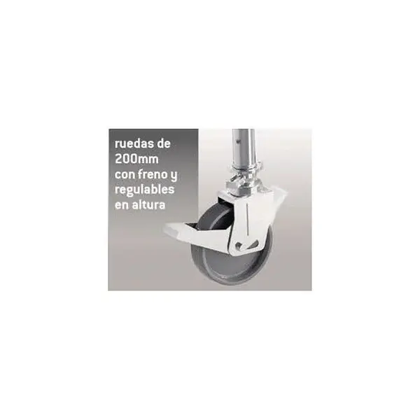 Aluminum platform 150kg 2000mm height
