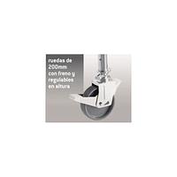 Aluminum platform 150kg 2000mm height