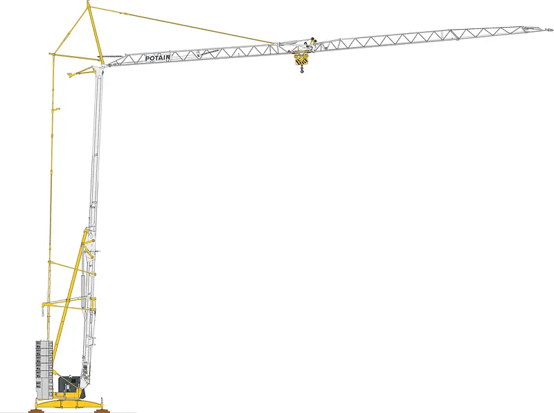 Potain Evy 30-23 2.2 t Self-Erecting Cranes