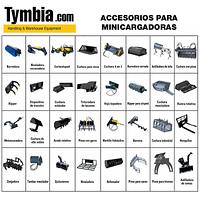 TRS480X mini loader with 560kg nominal load and 800kg lifting force