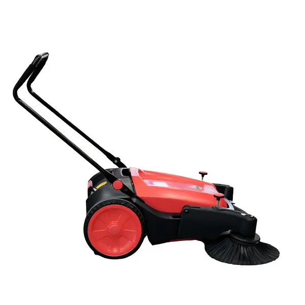 Barredora manual Tymbia de 920mm con depósito de 55 litros