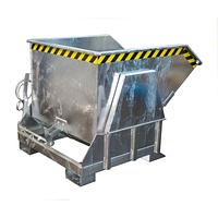 Contenedor basculante, galvanizado en caliente