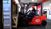 4-wheel Li-ion Counterbalance forklift 5.0T - EP CPD50L1