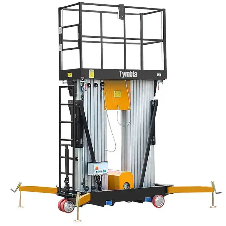 Plataforma Elevadora doble mástil vertical 10m-200kg (batería)