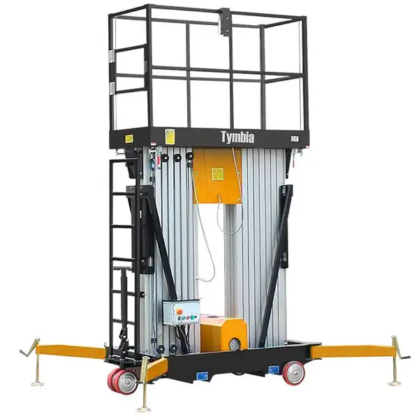 Plataforma Elevadora doble mástil vertical 12m-200kg (batería)
