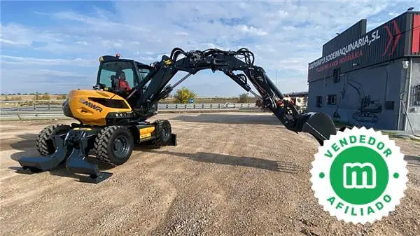 Mecalac 9MWR wheel excavator