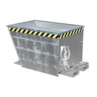 Contenedor basculante, galvanizado en caliente