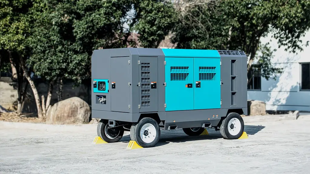 Compresor de aire de tornillo industrial de alta capacidad Cummins 6LTAA8.9