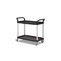 Stainless steel cart with 3 trays