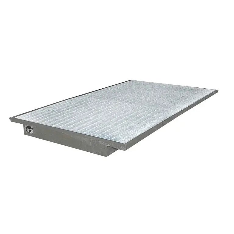 Suspended sink, hot galvanized
