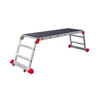 Foldable height adjustable work platform